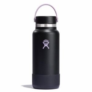 NWT Hydroflask Wide Mouth 32 oz. Water Bottle Limited Edition in Black/Lavender